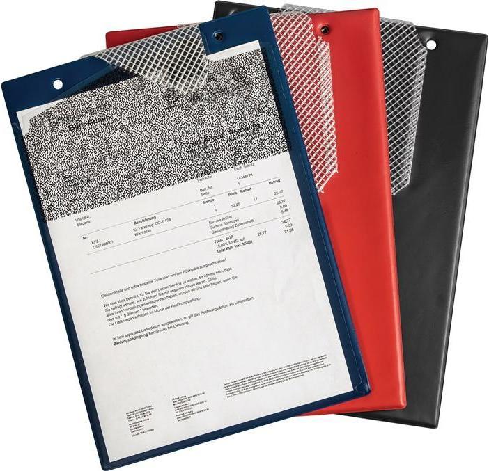 Produktbild Eichner Auftragstasche m.Klettverschluss, Kordel u. 2 Fächer DIN A4 anthrazitgrau (A4)