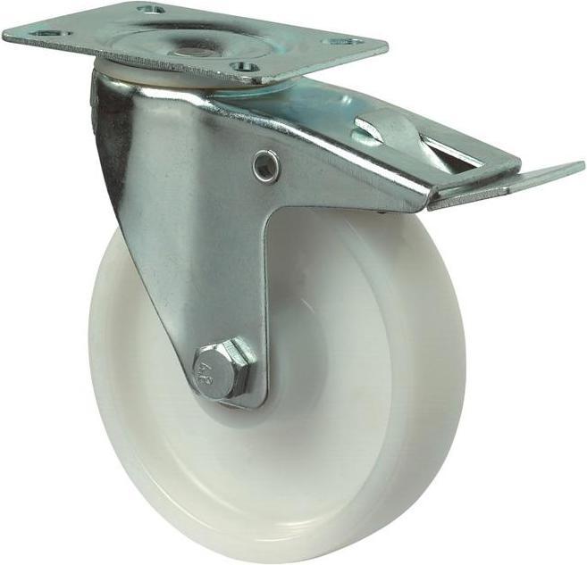 Actual product image HP Autozubehör Swivel castor Wheel Ø 150 mm Load capacity 300 kg with total brake Plastic 135x110mm