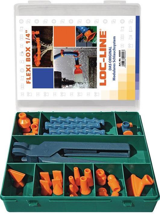 Actual product image Loc-Line Flexible coolant hose set size 1/4 inch 29-part