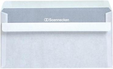 Produktbild Soennecken Briefumschlag Format des Umschlages: DIN lang Masse: 220 x 110 mm (B x H) (DL, 100 x)