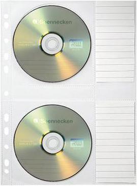 Image du produit Soennecken Boîtier CD/DVD Dimensions : 20,7 x 26,1 x 0,1 cm (L x P x H) Matériau : polypropylène (CD)