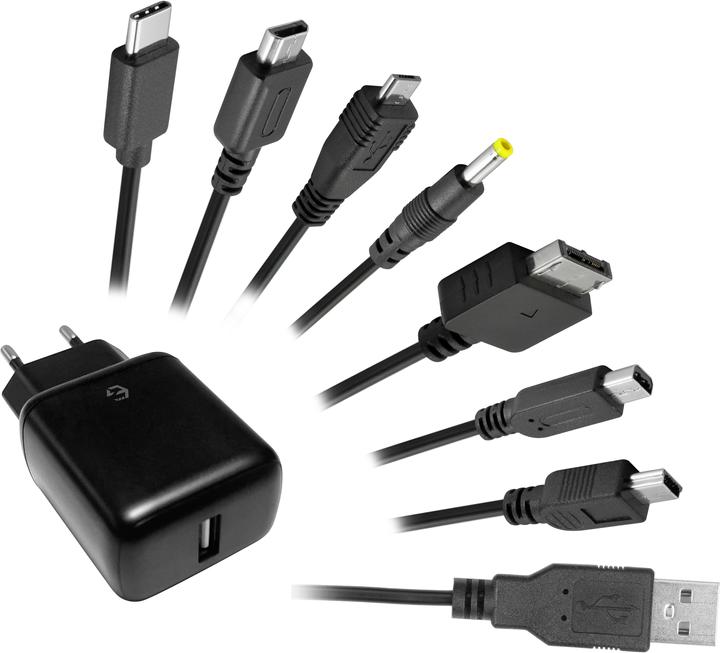 Egogear Charging cable 7in1 Playstation, XBOX, Switch etc. 1.5m (3DS, PS4, 2DS, PS vita, PS3, PSP, NDS)