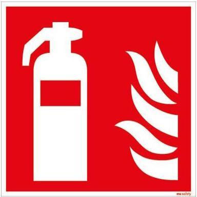 Neutralware Hinweisschild Feuerlöscher Masse: 15 x 15 cm (B x H) Typbezeichnung des Motivs: Feuerlöscher