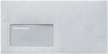Productafbeelding Soennecken Envelop Formaat envelop: DIN lang Afmetingen: 220 x 110 mm (B x H) (DL, 100 x)