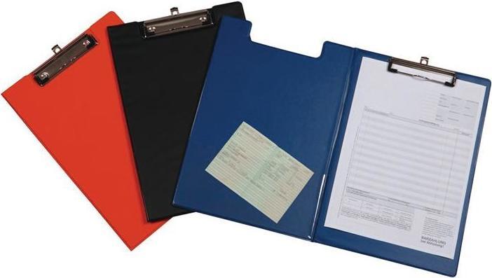Actual product image Eichner Cardboard writing case with retractable hook eye DIN A4 red (A4)