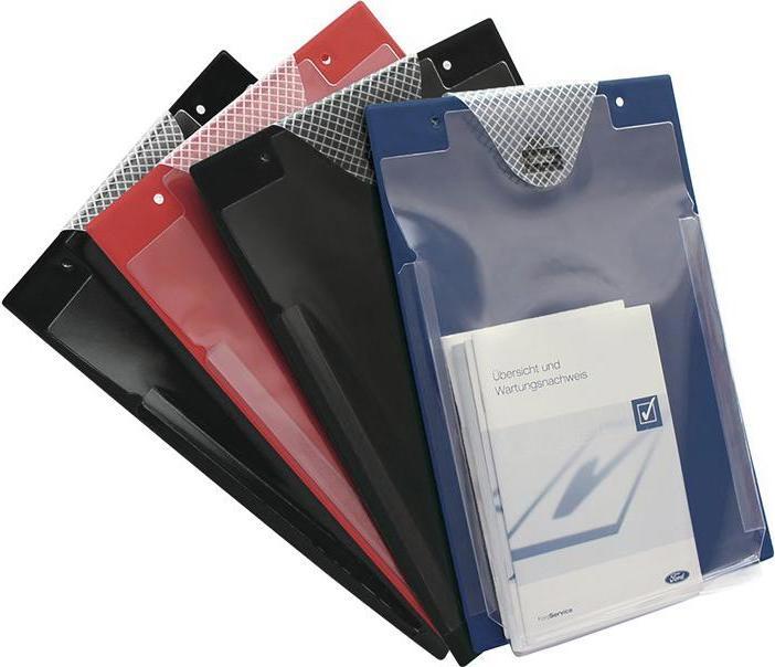 Actual product image Eichner Order bag with Velcro fastener and cord DIN A4 black (A4)
