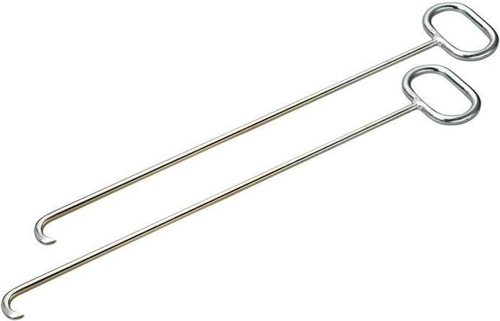 Produktbild Härke Kanaldeckelheber Länge 800 mm mit spitzem U-Haken verzinkt