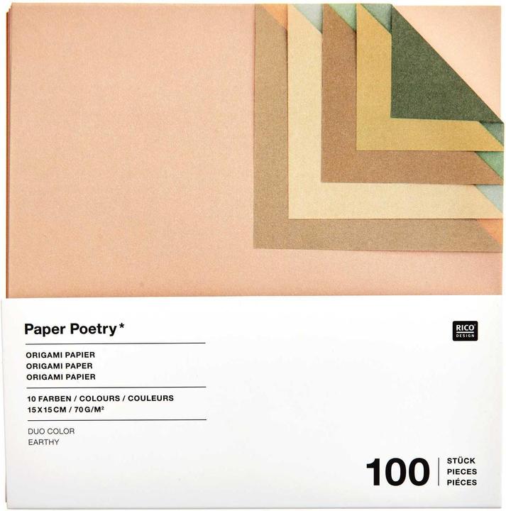Immagine prodotto Rico Design Origami Duo Colour, Terra FSC MI.300896 (70 g/m², 100 x)