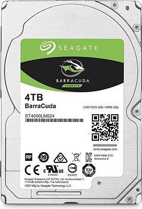 Image du produit Seagate Barracuda ST4000LM024 disque dur interne 2.5" 4 TB Serial ATA III (4 To, 2.5")