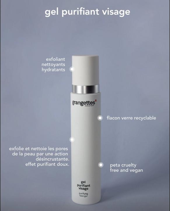 Image du produit Grangettes gel purifiant visage (Gel, 100 ml)