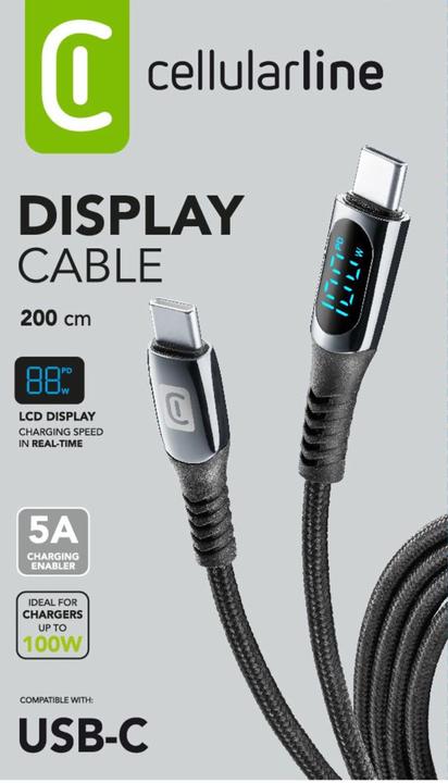Actual product image Cellularline Display Cable (2 m, USB 3.0)