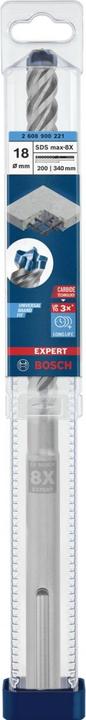 Produktbild Bosch Professional Zubehör EXPERT SDS max-8X Hammerbohrer, 18 x 200 x 340 mm (18 Millimeter)