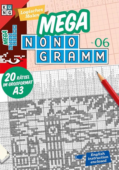 Produktbild Educational Technology Keesing Schweiz AG:Mega-Nonogramm 06, 2 (Deutsch, Keesing Schweiz AG, 2024)