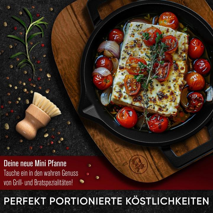 Immagine prodotto Gusskönig Set di mini teglie in ghisa (Ghisa)