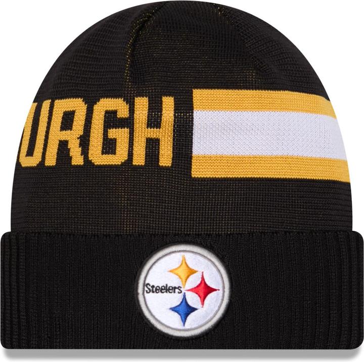 New Era NFL Sideline Tech Knit Mütze - Pittsburgh Steelers