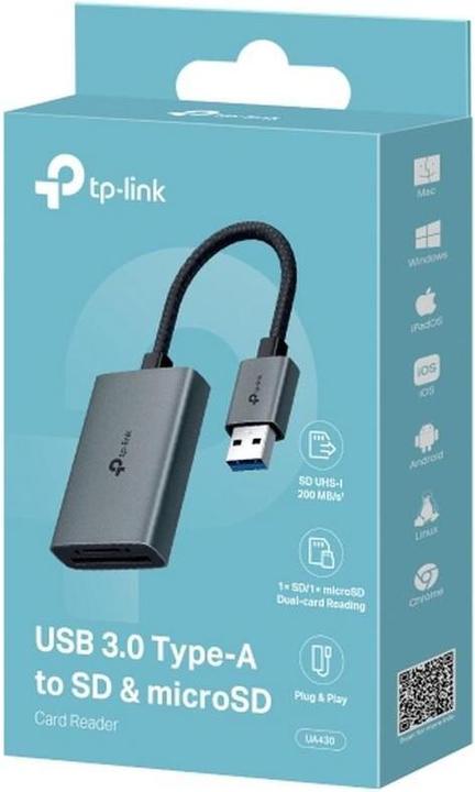 Actual product image TP-Link Adap USB Type-A to SD&TF 3.0 UA430 (USB 3.0)