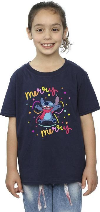 Immagine prodotto Disney Lilo & Stitch Merry Rainbow Maglietta Ragazze (116)