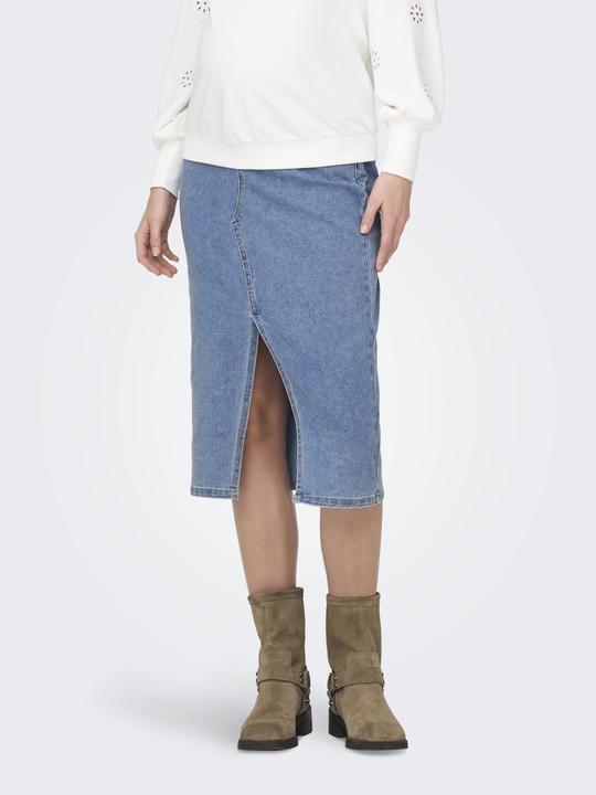 Actual product image Only Maternity Maternity midi skirt denim skirt (L)