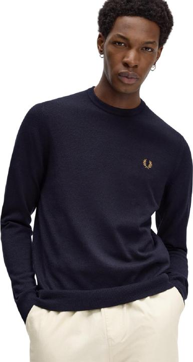 Image du produit Fred Perry Classic Crew Neck Jumper Navy (L)