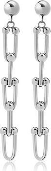 Produktbild Trolli Troli - Modern steel chain earrings VESE0585S (L)