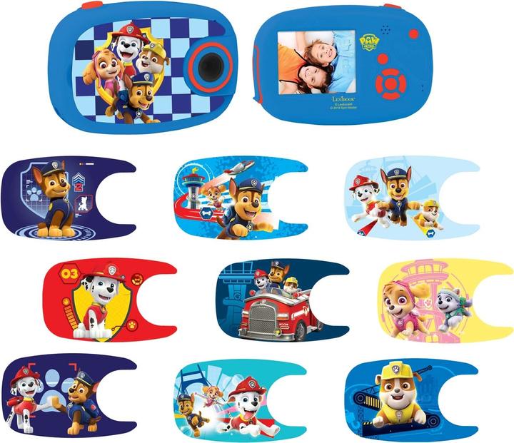 Immagine prodotto Lexibook Paw Patrol - Fotocamera digitale per bambini con 10 adesivi (DJ070PA)