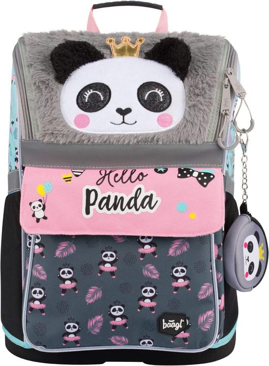 Produktbild Baagl Schulranzen-Set, 3-teilig, Panda Neu (18 l)