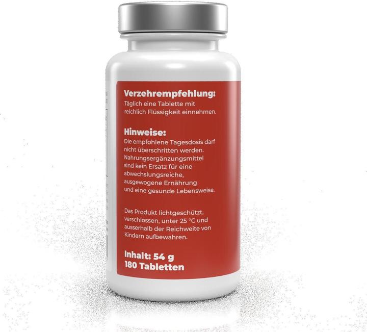 Produktbild VeLife Vitamin B12 Tabl (180 Stück, Tabletten, 81 g)