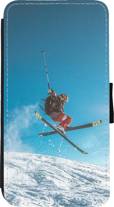 Actual product image PhoneLook Coque Wallet noir Winter 22 Ski Jump (Apple iPhone XS Max)