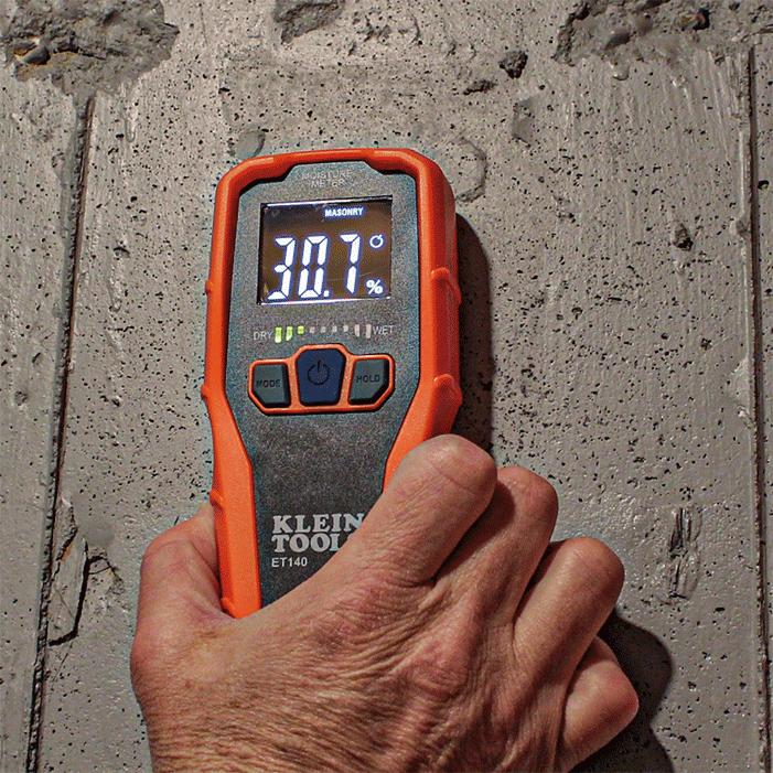 Image du produit Klein Tools ET140 Humidimètre pour matériaux Plage de mesure de l'humidité de construction (plage) 0 à 100 %