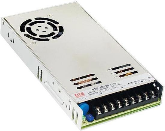 Image du produit MeanWell ALIMENTATION COMPACTE À DÉCOUPAGE POUR ÉQUIPEMENT INFORMATIQUE - 1 SORTIE - 320 W - 24 V - CHASSI...
