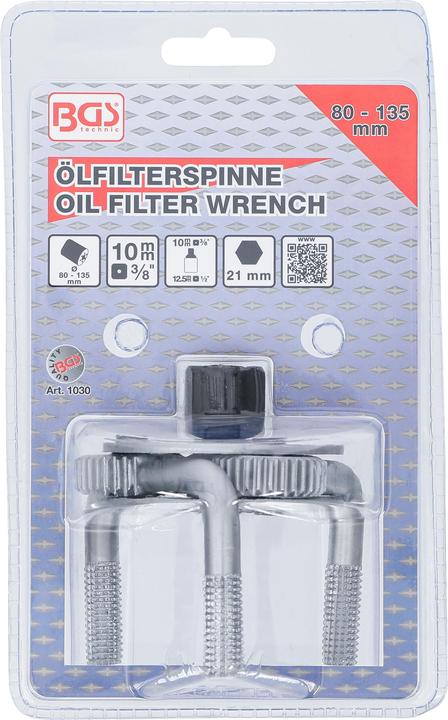 Produktbild BGS Ölfilterspinne, 3-armig für Ölfilter Ø 80 - 135 mm