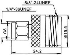 Produktbild Velleman SMA-STECKER / N-BUCHSE