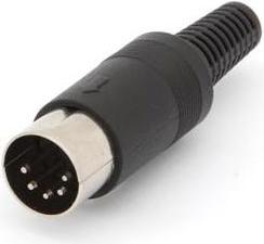 Produktbild Velleman DIN-STECKER (AUDIO) - 5-POLIG 180° - SCHWARZ