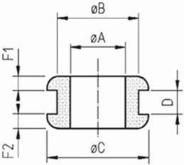 Produktbild Velleman KABELDURCHFÜHRUNG FÜR FLACHKABEL / 3 x 7,1mm (Kabeldurchlass, 0.71 cm)