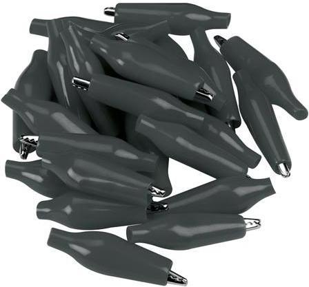 Actual product image Velleman ALLIGATOR CLIP WITH BOOT 27mm - BLACK
