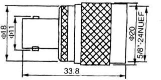 Actual product image Velleman N Male To Bnc Female