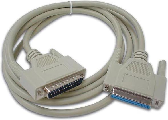 Produktbild Velleman SERIELLES KABEL 25-POL. D-SUB-STECKER / 25-POL. D-SUB-BUCHSE / 2m (2 m)