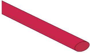 Produktbild Velleman SCHRUMPFSCHLAUCH 6.4mm - ROT (1 x)
