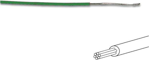 Image du produit Cables FIL DE CÂBLAGE - ø 1.4 mm - 0.2 mm² - MULTIBRIN - VERT