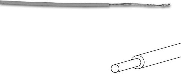 Image du produit Cables FIL DE CÂBLAGE - ø 1.4 mm - 0.2 mm² - MONOBRIN - GRIS