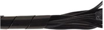 Image du produit Velleman GAINE CACHE-FILS SPIRALEE 10m / Ø15mm (NOIR)