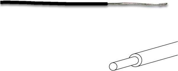 Cables FIL DE CÂBLAGE - ø 1.4 mm - 0.2 mm² - MONOBRIN - NOIR