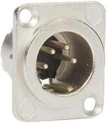 Produktbild Neutrik - 4-Poliger Chassisstecker, Silber Beschichtete Kontakte, D-Metallgehäuse