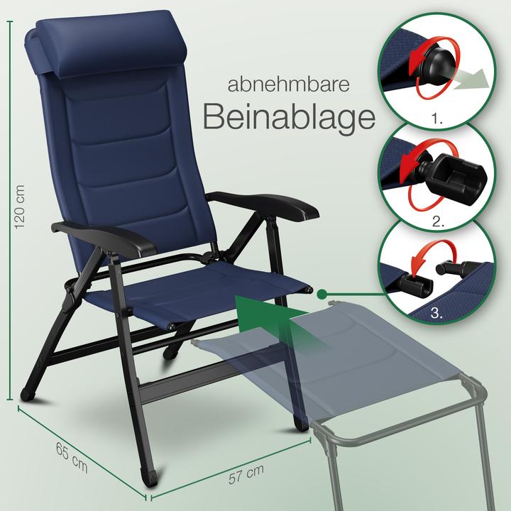 Produktbild Aktivshop Klappstuhl aktiv Camping mit Beinauflage