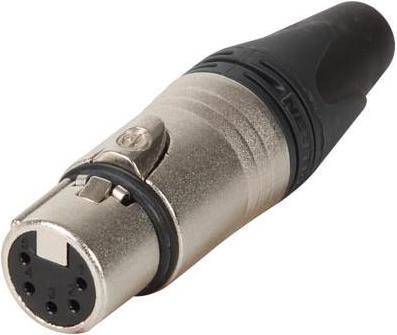 Produktbild Neutrik - Xlr-Kabelstecker, 5-Polige Kabelbuchse, Silber Beschichtet, Vernickelt (=Nc5fxx)