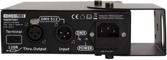 Actual product image Lighting Fixtures 4-Way Dmx Splitter In Compact Housing (2 W)