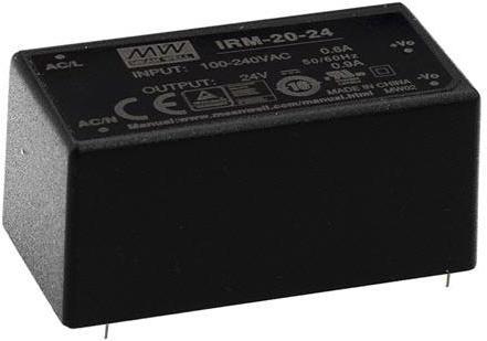 Actual product image MeanWell - 20 W SINGLE OUTPUT ENCAPSULATED TYPE - 24 V