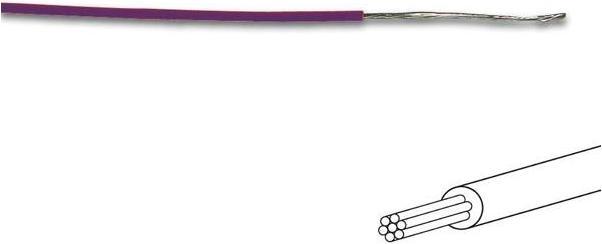 Produktbild Cables MONTAGEKABEL - ø 1.4 mm - 0.2 mm² - MEHRADRIG - VIOLETT
