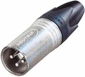 Neutrik - Connecteur Xlr, 3 Points Mâle, Argenté, Nickel