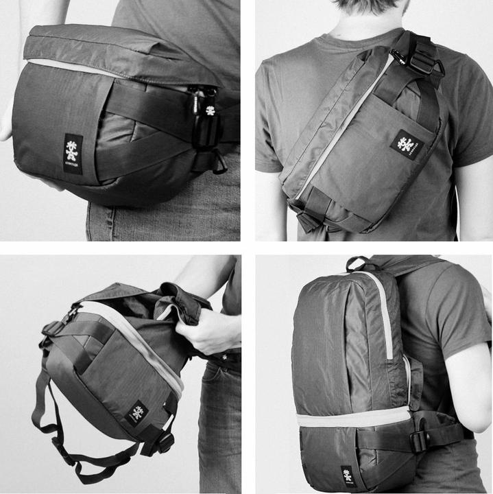 Actual product image Crumpler Light Delight Foldable Backpack Black (Photo backpack)